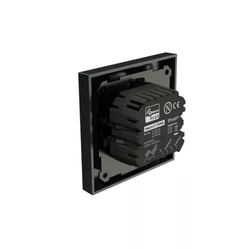 HeatIt Z-TRM6 – termosztát, Z-Wave 800, matt fekete (HEAE5430568)