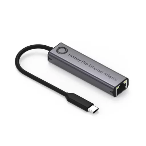 Homey Pro Ethernet adapter – LAN adapter Home Pro hub-hoz (HOMEY-PRO-ETH-AD)