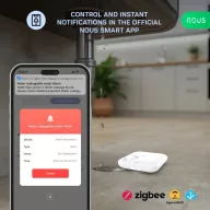   Nous E13 – vízszivárgás vagy vízhiány-érzékelő, Tuya Zigbee