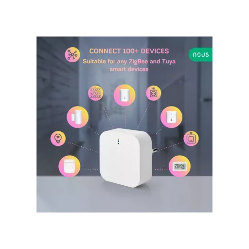 Nous E1 – okos Tuya Zigbee átjáró