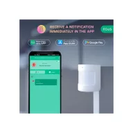   Nous E2 – okos PIR mozgásérzékelő, vezeték nélküli, Tuya Zigbee