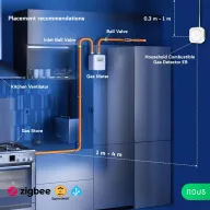 Nous E9 – okos gáz-szivárgás érzékelő, Tuya Zigbee