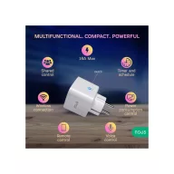   Nous A7 – okoskonnektor, fogyasztásmérős, 16A/3680W, Tuya Wi-Fi