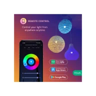 Nous P3Z – RGB LED okos izzó, E27 foglalat, Tuya Zigbee