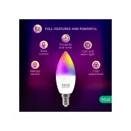   Nous P4 – RGB LED okos izzó, E14 foglalat, Tuya Wi-FI, Matter