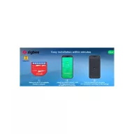   Nous B2Z – relé modul, 1 áramkörös, fogyasztásmérős, kapcsolóbemenette, Tuya Zigbee
