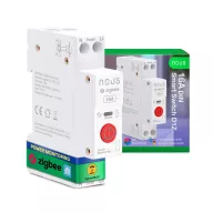   Nous D1Z – relé modul, DIN-sínes, 16A, fogyasztásmérős, Tuya Zigbee
