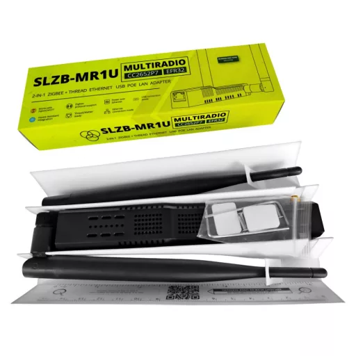SMLIGHT SLZB-MR1U – adapter, Zigbee, Thread, Ethernet, Wi-Fi, PoE, USB (CC2652P7 + EFR32MG21)