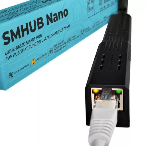 SMLIGHT SMHUB Nano MG24 – adapter, Zigbee, Ethernet, Wi-FI, PoE, USB (EFR32MG24)