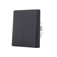   SmartWise B62 UNI – kapcsoló, 2 gombos, Zigbee, RF 433 MHz, fekete