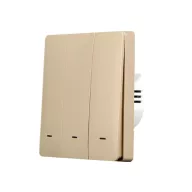   SmartWise B63 UNI – kapcsoló, 3 gombos, Wi-Fi, eWeLink-Remote, arany színű