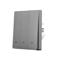   SmartWise B63 UNI – kapcsoló, 3 gombos, Wi-Fi, eWeLink-Remote, szürke