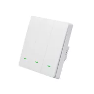  SmartWise B63 UNI – kapcsoló, 3 gombos, Zigbee, RF 433 MHz, fehér