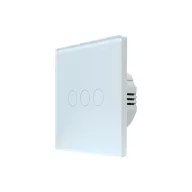   SmartWise T63 UNI – érintőkapcsoló, 3 gombos, Zigbee, RF 433 MHz, fehér