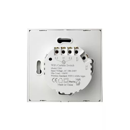 SmartWise ROL – redőnykapcsoló, Wi-Fi, Bluetooth, fehér