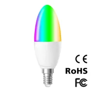 SmartWise RGBW – okosizzó, 5W, E14, Wi-Fi, eWeLink-Remote