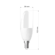 SmartWise RGBW – okosizzó, 5W, E14, Wi-Fi, eWeLink-Remote