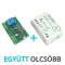 SmartWise 5V-32V – okos relé modul, 1 áramkörös, AC/DC, NO/NC, Wi-Fi, Bluetooth, védőtokban