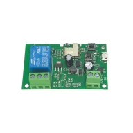   SmartWise 5V-32V – okos relé modul, 1 áramkörös, AC/DC, NO/NC, Wi-Fi, Bluetooth, védőtokban