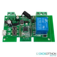   SmartWise 5V-32V – okos relé modul, 1 áramkörös, AC/DC, NO/NC, Zigbee, RF 433 MHz