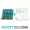 SmartWise 5V-32V AC/DC négy áramkörös, Wi-Fi+Bluetooth NO/NC okosrelé, védőtokban