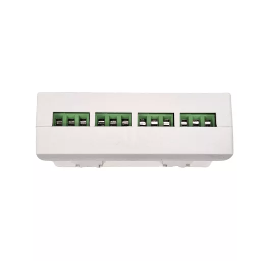 SmartWise 85V-250V – okos relé modul, 4 áramkörös, AC, NO/NC, Wi-Fi, Bluetooth, védőtokban
