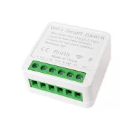   SmartWise Mini BT – okos relé modul, kapcsolóbemenettel, 16A, Wi-Fi, Bluetooth