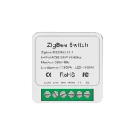   SmartWise Mini ZB – okos relé modul, kapcsolóbemenettel, 16A, Zigbee