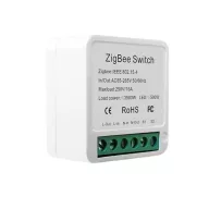   SmartWise Mini ZB – okos relé modul, kapcsolóbemenettel, 16A, Zigbee