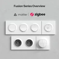   Sonoff Fusion Orb Frame – sorolókeret, dupla, ERBS, E1GS és E1GSL kapcsolókhoz, fehér (EF2G)