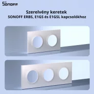   Sonoff Fusion Orb Frame – sorolókeret, hármas, ERBS, E1GS és E1GSL kapcsolókhoz, fehér (EF3G)