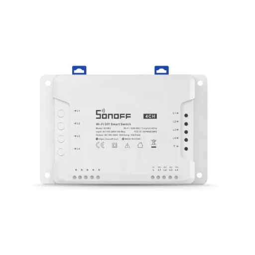 Sonoff 4CH PRO R3 + Sonoff 4 gombos RF távirányító (csomag)