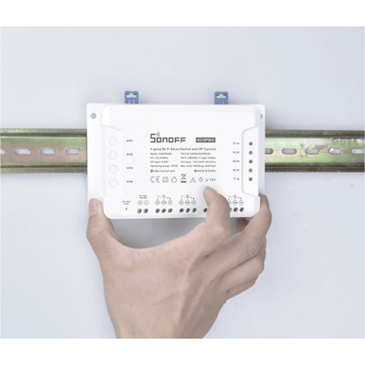 Sonoff 4CH PRO R3 + Sonoff 4 gombos RF távirányító (csomag)