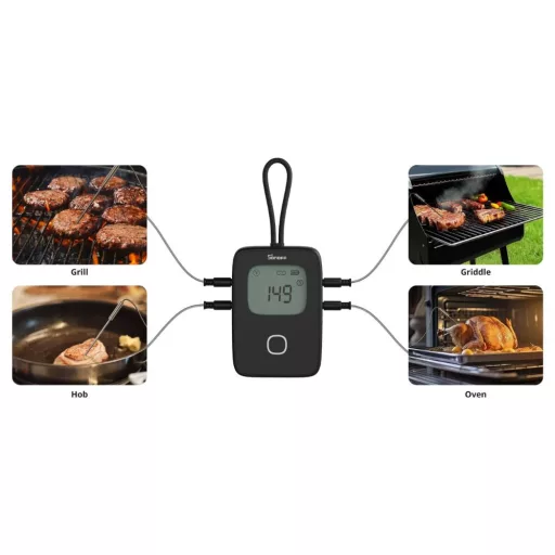 Sonoff BMT01 – barbecue grill húshőmérő + Sonoff MPS01 hőmérő bővítő készlet (csomag)