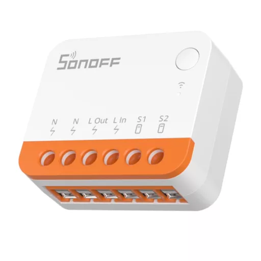 Sonoff Fusion E1GS – fali kapcsoló és MINI R4 (Extreme) relé modul, Wi-Fi, eWeLink-Remote