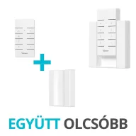   Sonoff RM433 R2 – távirányító, 8 gombos, RF 433 MHz + fali tartó (csomag)