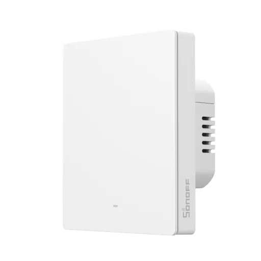 Sonoff SwitchMan M5 – villanykapcsoló, 1 áramkörös, sorolható, Wi-Fi, Matter, fehér (M5-1C-80W)