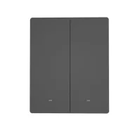   Sonoff SwitchMan M5 – villanykapcsoló, 2 áramkörös, sorolható, Wi-Fi, Matter, szürke (M5-2C-80M)
