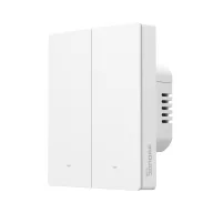   Sonoff SwitchMan M5 – villanykapcsoló, 2 áramkörös, sorolható, Zigbee, fehér (ZBM5-2C-80W)