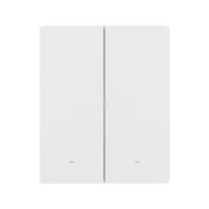   Sonoff SwitchMan M5 – villanykapcsoló, 2 áramkörös, sorolható, Zigbee, fehér (ZBM5-2C-80W)