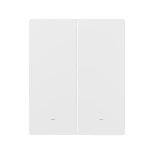Sonoff SwitchMan M5 – villanykapcsoló, 2 áramkörös, sorolható, Zigbee, fehér (ZBM5-2C-80W)