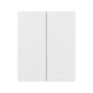   Sonoff SwitchMan M5 – villanykapcsoló, 2 áramkörös, sorolható, Wi-Fi, Matter, fehér (M5-2C-80W)