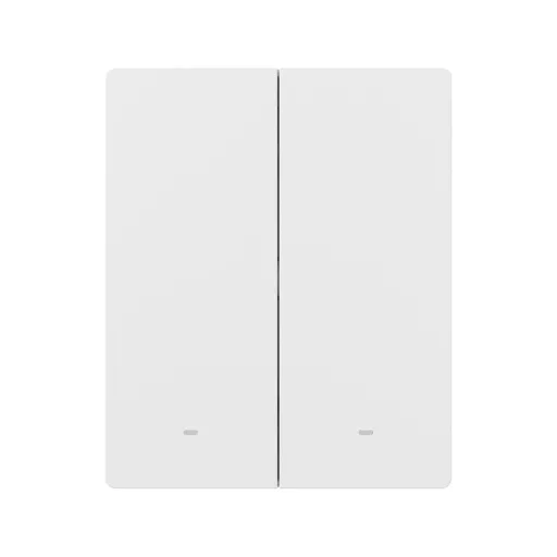 Sonoff SwitchMan M5 – villanykapcsoló, 2 áramkörös, sorolható, Wi-Fi, Matter, fehér (M5-2C-80W)