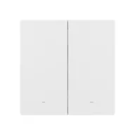   Sonoff SwitchMan M5 – villanykapcsoló, 2 áramkörös, Zigbee, fehér (ZBM5-2C-86W)