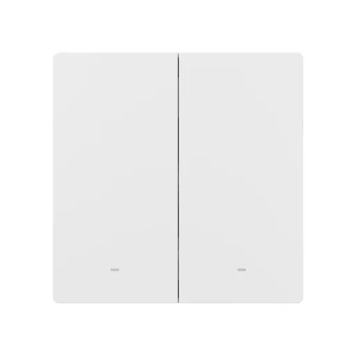 Sonoff SwitchMan M5 – villanykapcsoló, 2 áramkörös, Zigbee, fehér (ZBM5-2C-86W)