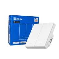   Sonoff SwitchMan M5 – villanykapcsoló, 2 áramkörös, Wi-Fi, Matter, fehér (M5-2C-86W)
