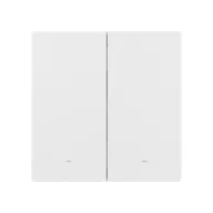   Sonoff SwitchMan M5 – villanykapcsoló, 2 áramkörös, Wi-Fi, Matter, fehér (M5-2C-86W)