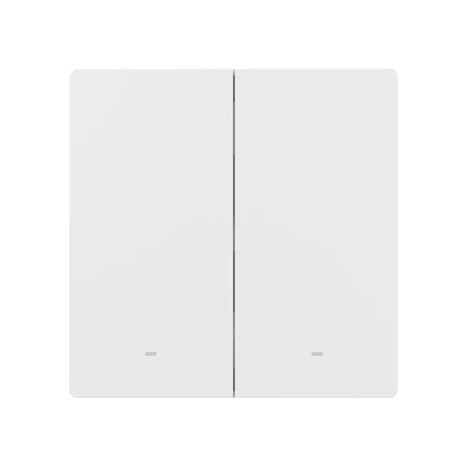 Sonoff SwitchMan M5 – villanykapcsoló, 2 áramkörös, Wi-Fi, Matter, fehér (M5-2C-86W)