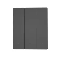  Sonoff SwitchMan M5 – villanykapcsoló, 3 áramkörös, sorolható, Wi-Fi, Matter, szürke (M5-3C-80M)