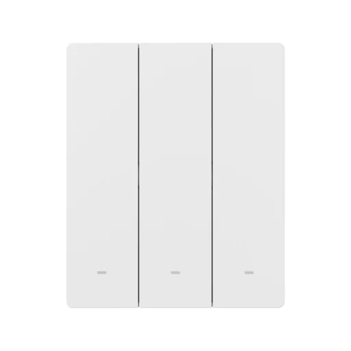 Sonoff SwitchMan M5 – villanykapcsoló, 3 áramkörös, sorolható, Zigbee, fehér (ZBM5-3C-80W)